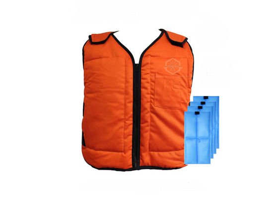 เสื้อกั๊กระบายความร้อน PCM ทนไฟ Nomex สีเทา 20 องศา