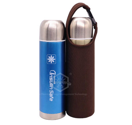 Travel 18°C ​​Premium Insulin Cooling Bottle ตู้เย็นแบบพกพา 72 ชม