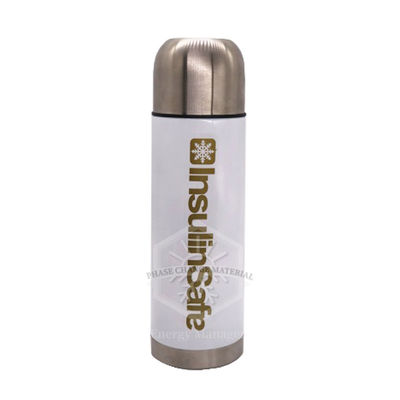 2-8 ° C SS304 PCM Travel Cooler Flask 36 ชม. สำหรับ Biodication และ Insulin Carrying
